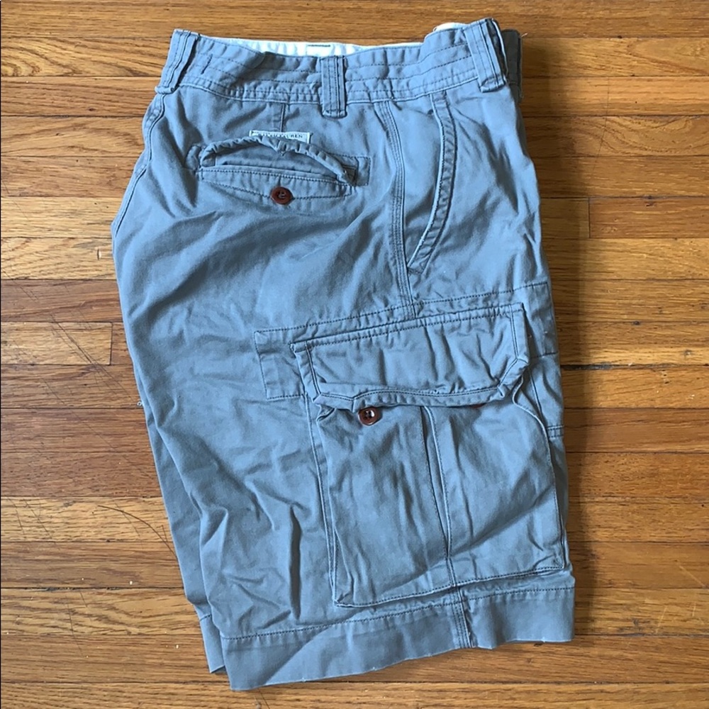 32” Grey Polo Men’s Cargo Shorts